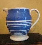 Banded Mocha mochaware pitcher 5