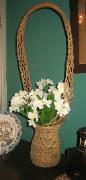 Willow Urn Basket with Braided Handle