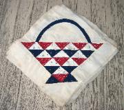 Basket pattern quilt squares