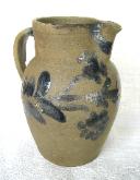 1 quart decorated southern VA stoneware pitcher