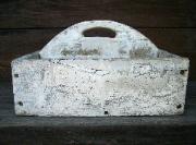 Painted White Pine Carrier